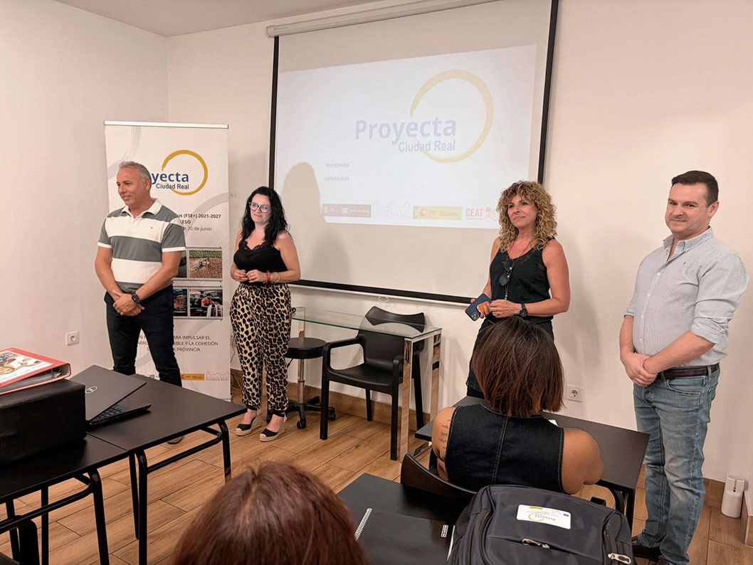 La Diputación de Ciudad Real inaugura un itinerario formativo de peluquería a través del programa Proyecta Ciudad Real