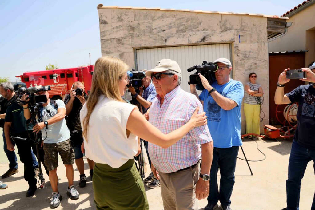 El PMA deja Tamajón tras una semana al frente de la coordinación del incendio de La Mierla 3 pma tamajon 4