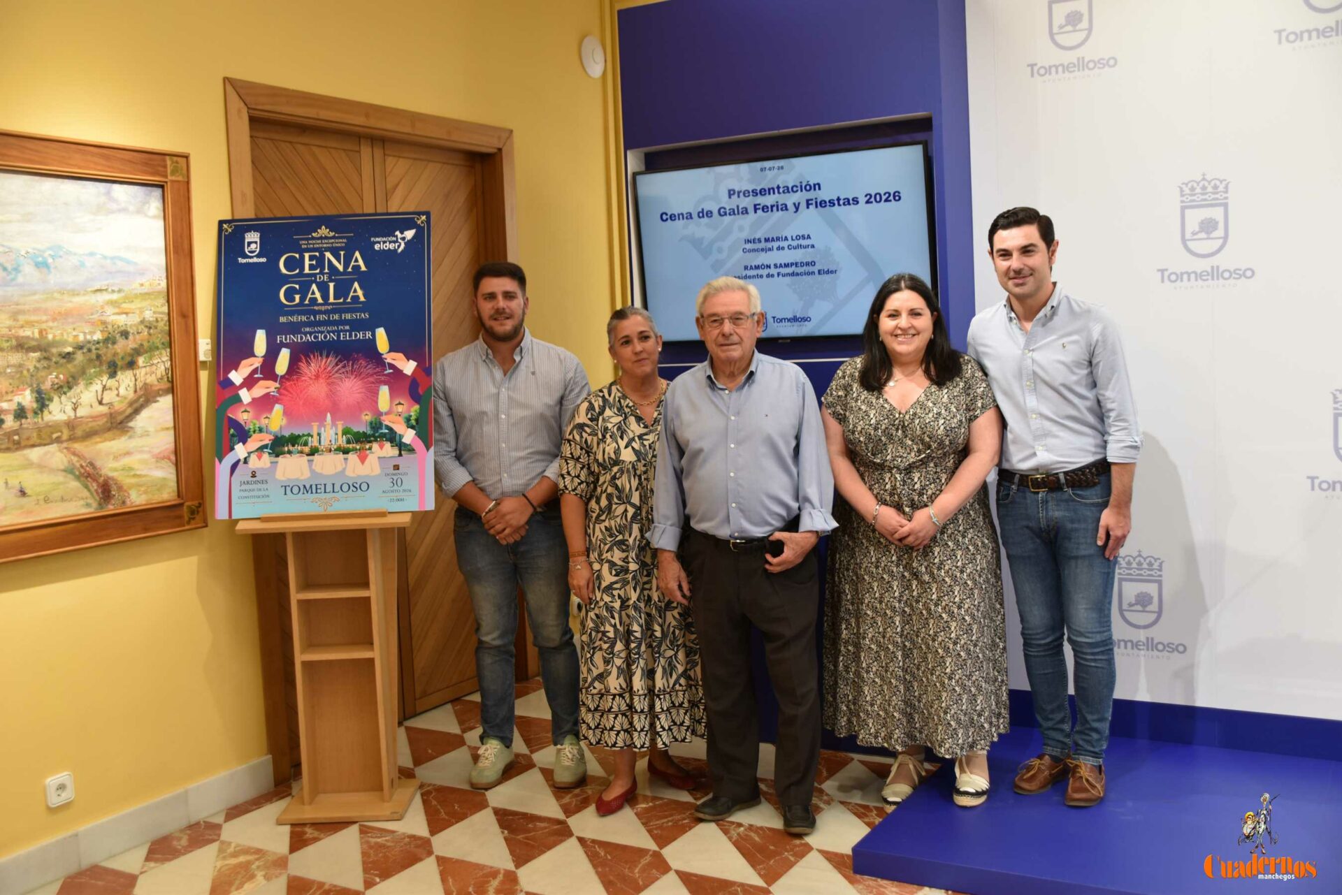 La Cena de Gala de Tomelloso 2026 tendrá corazón solidario con la Fundación Elder como beneficiaria