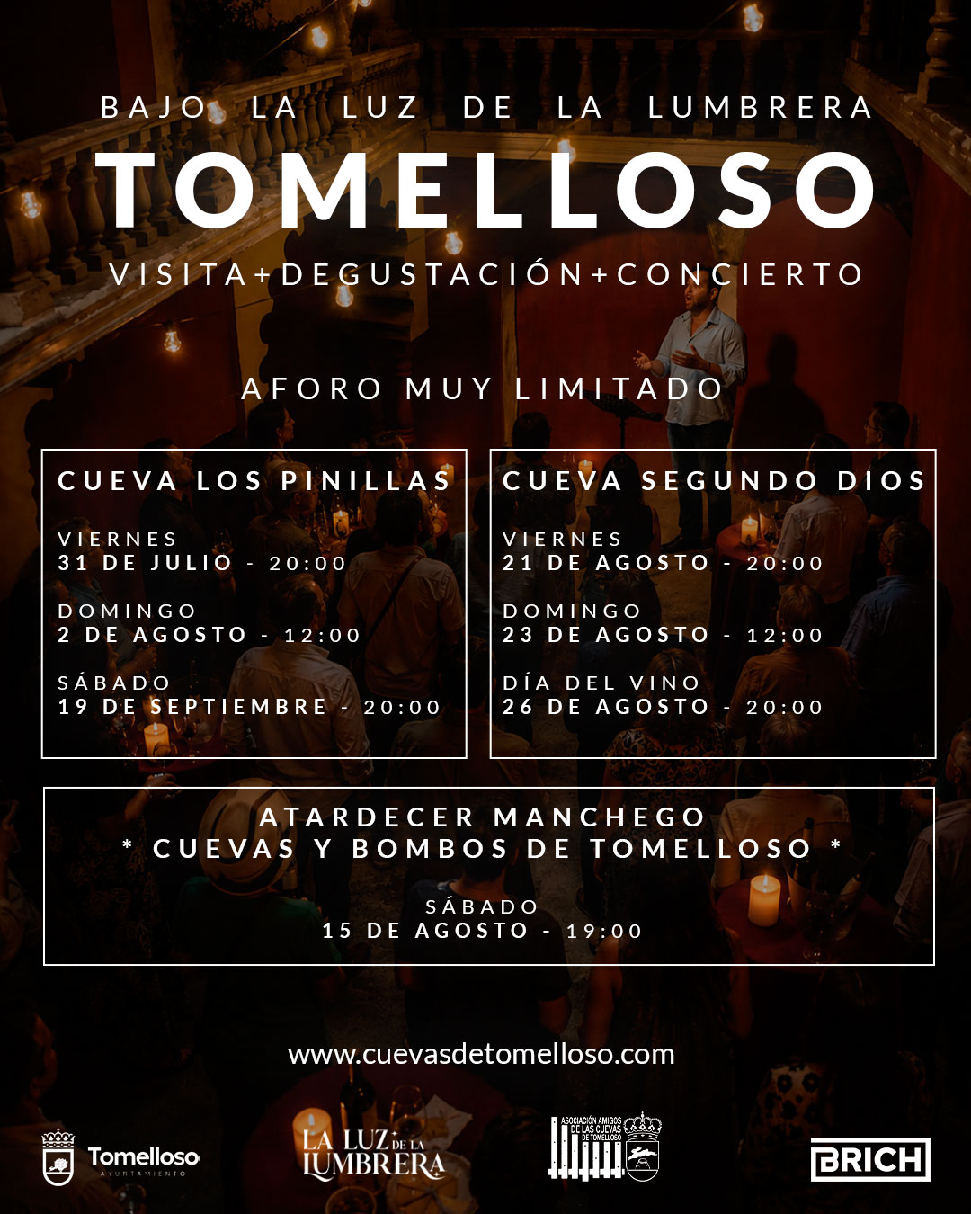 La Asociación Amigos de las Cuevas de Tomelloso presenta su programación cultural para este verano