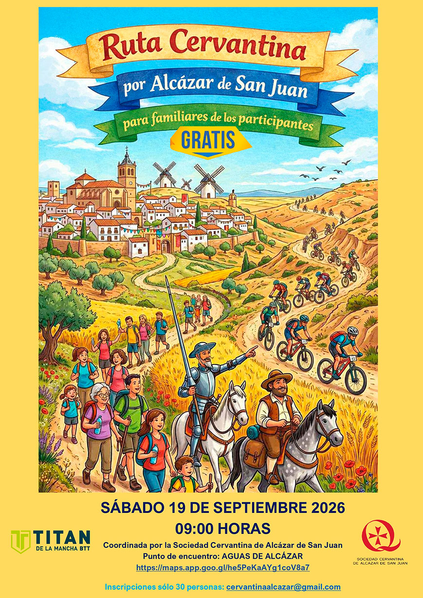 La Ruta Cervantina llega a la «Titán de la Mancha 2026»