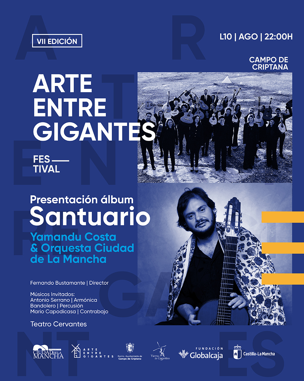 Santuario: el debut discográfico de la Orquesta Ciudad de La Mancha junto a Yamandu Costa