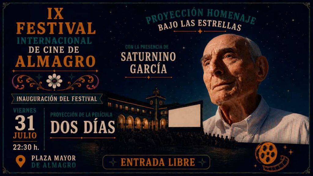 El Festival Internacional de Cine de Almagro rendirá homenaje al actor Saturnino García 1 saturninogarciafestivalalmagro