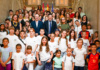 Valverde reafirma el compromiso de la Diputación con los niños ucranianos afectados por Chernóbil y la guerra Valverde reafirma el compromiso de la Diputación con los niños ucranianos afectados por Chernóbil y la guerra