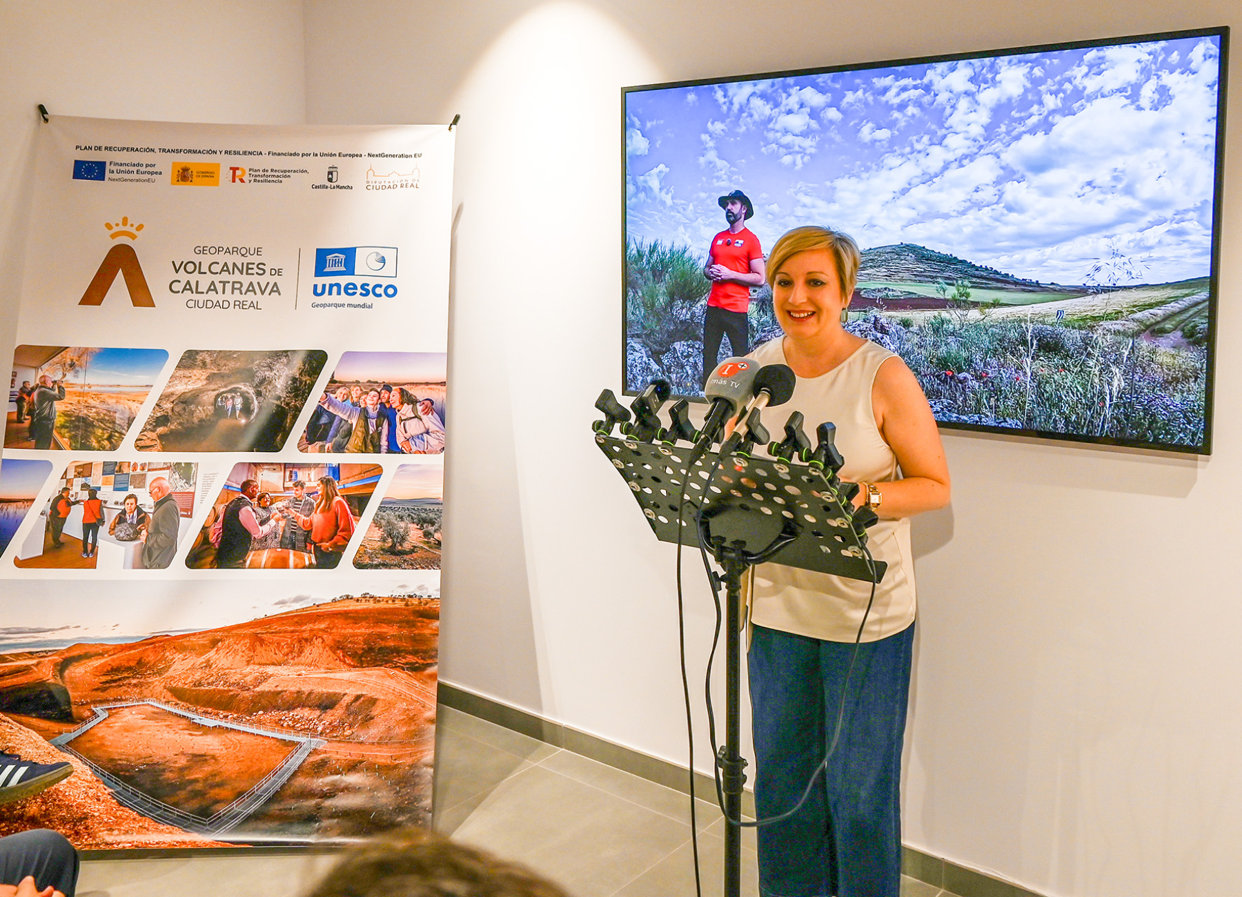 Valverde sitúa al volcán Cerro Gordo como uno de los grandes exponentes del potencial científico, cultural y turístico del Campo de Calatrava 7 Valverde sitúa al volcán Cerro Gordo como uno de los grandes exponentes del potencial científico, cultural y turístico del Campo de Calatrava