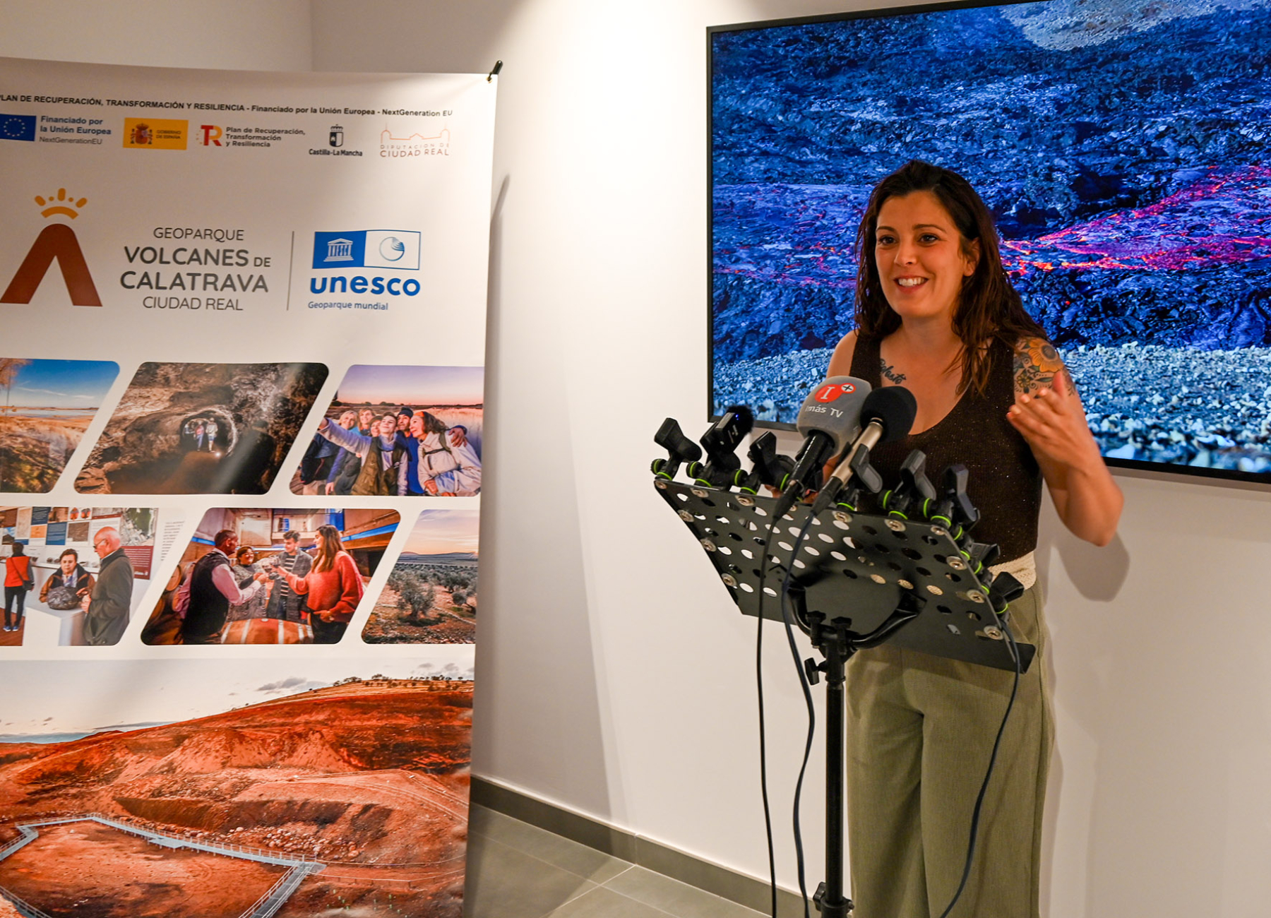 Valverde sitúa al volcán Cerro Gordo como uno de los grandes exponentes del potencial científico, cultural y turístico del Campo de Calatrava 8 Valverde sitúa al volcán Cerro Gordo como uno de los grandes exponentes del potencial científico, cultural y turístico del Campo de Calatrava