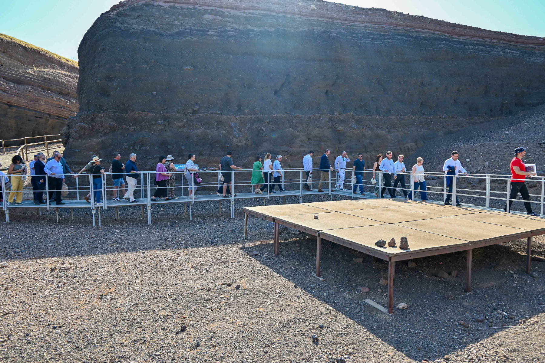 Valverde sitúa al volcán Cerro Gordo como uno de los grandes exponentes del potencial científico, cultural y turístico del Campo de Calatrava 15 Valverde sitúa al volcán Cerro Gordo como uno de los grandes exponentes del potencial científico, cultural y turístico del Campo de Calatrava