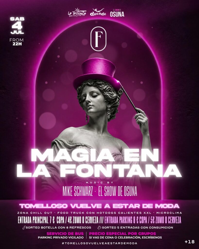 La Fontana prepara un fin de semana de música, ambiente y noches de verano en Tomelloso 1 vivelafontanaentomelloso 2