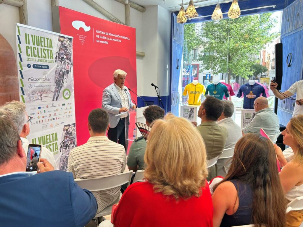 La II Vuelta Ciclista a Castilla-La Mancha LEADER, la única del mundo 100% rural, conquista la capital de España 3 vueltaciclistaclmleader 4