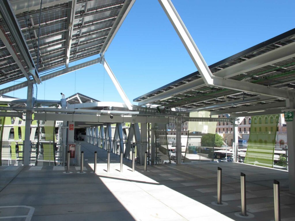 Atocha estrena 1.357 plazas de aparcamiento con un innovador sistema sostenible de Anrotech 4 adif anrotech 4