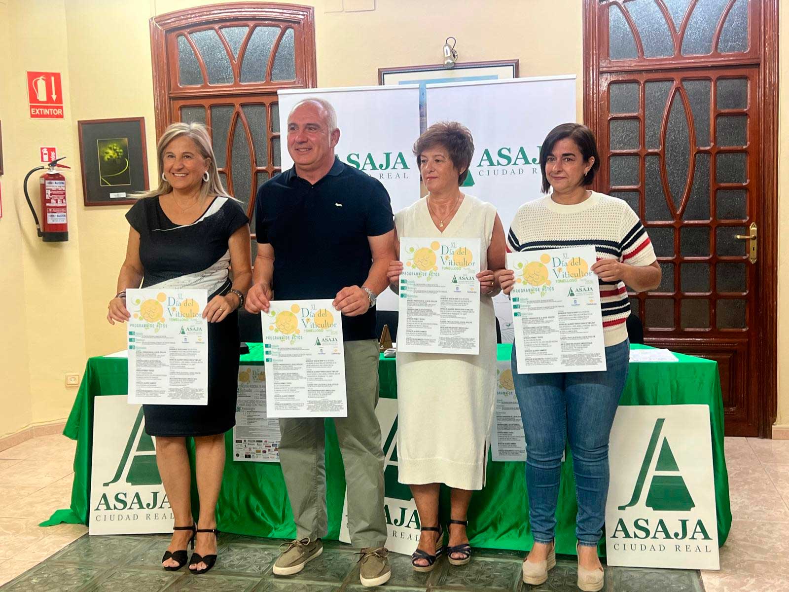 ASAJA conmemora cuatro décadas de compromiso con los viticultores con la XL edición del Día del Viticultor en Tomelloso