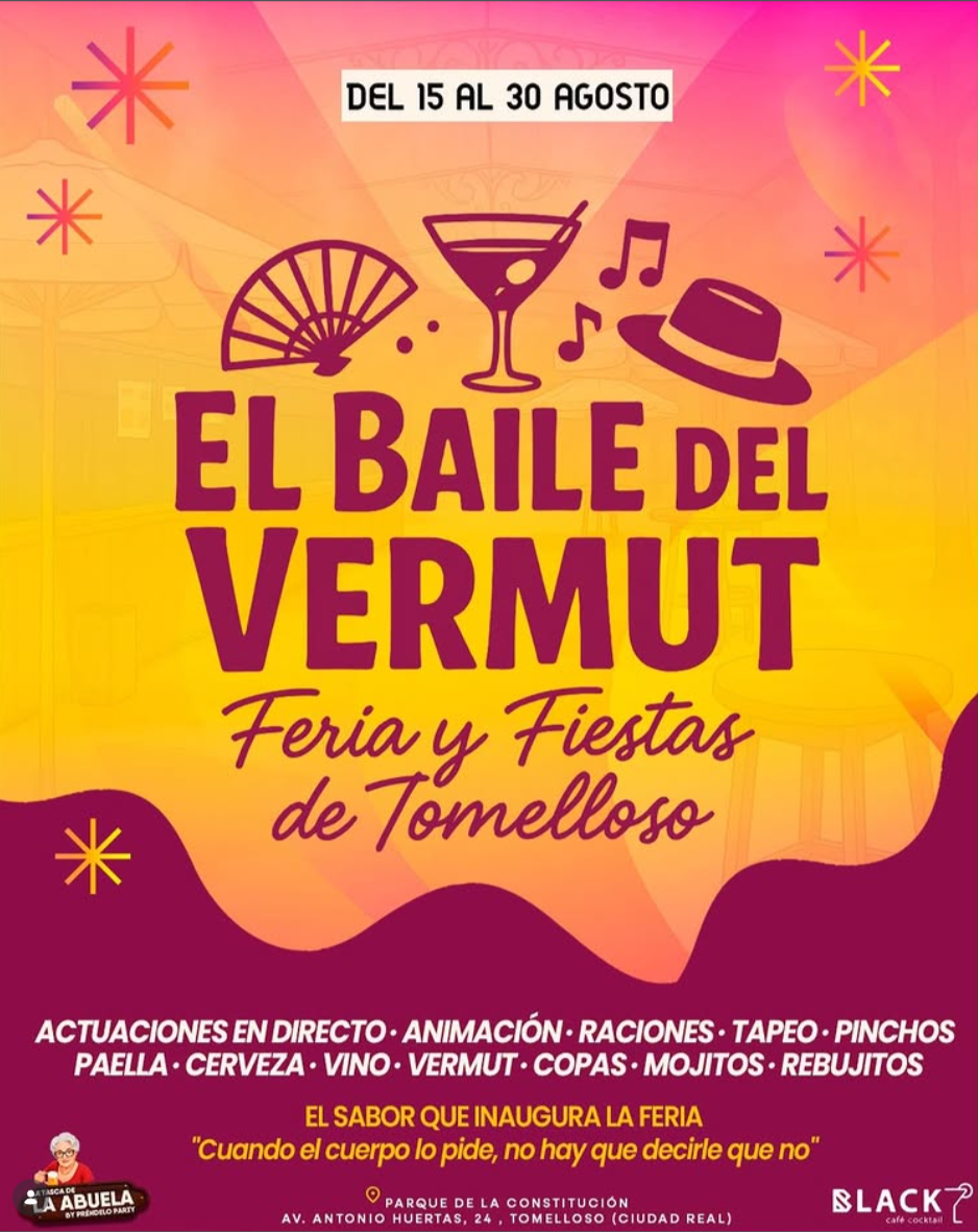 El Baile del Vermut llega a Tomelloso para convertir el mediodía en uno de los grandes momentos de la Feria 2026