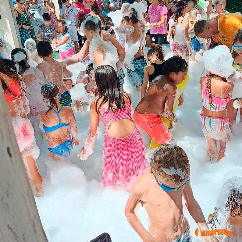 La Fiesta de la Espuma llena de diversión el Paseo de las Moreras durante la Feria de Tomelloso