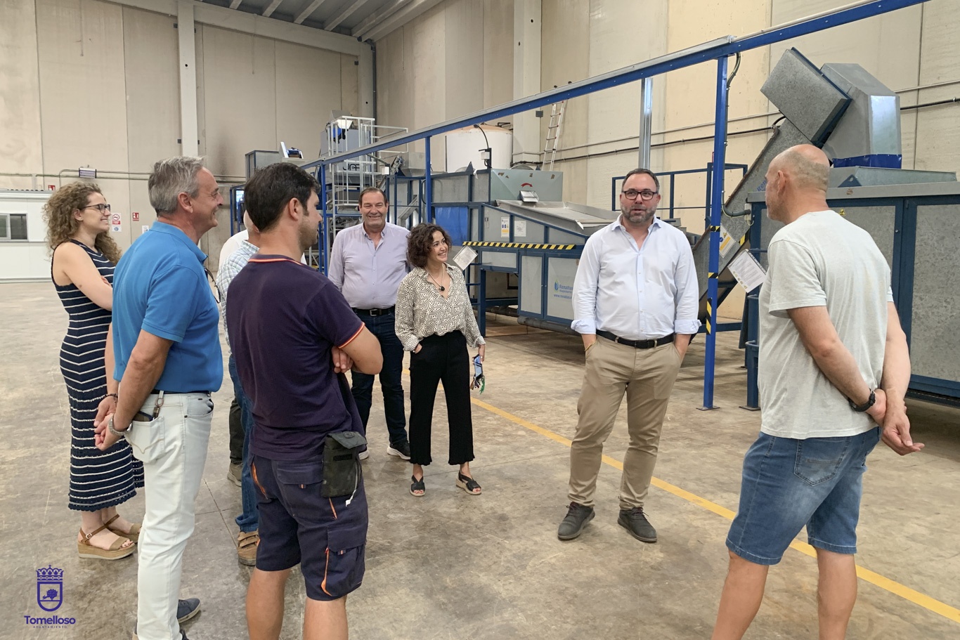 Pistalife consolida en Tomelloso el pistacho como alternativa agrícola con proyección internacional 4 El alcalde visita la cooperativa Pistalife para conocer de primera mano sus instalaciones y su proceso de producción