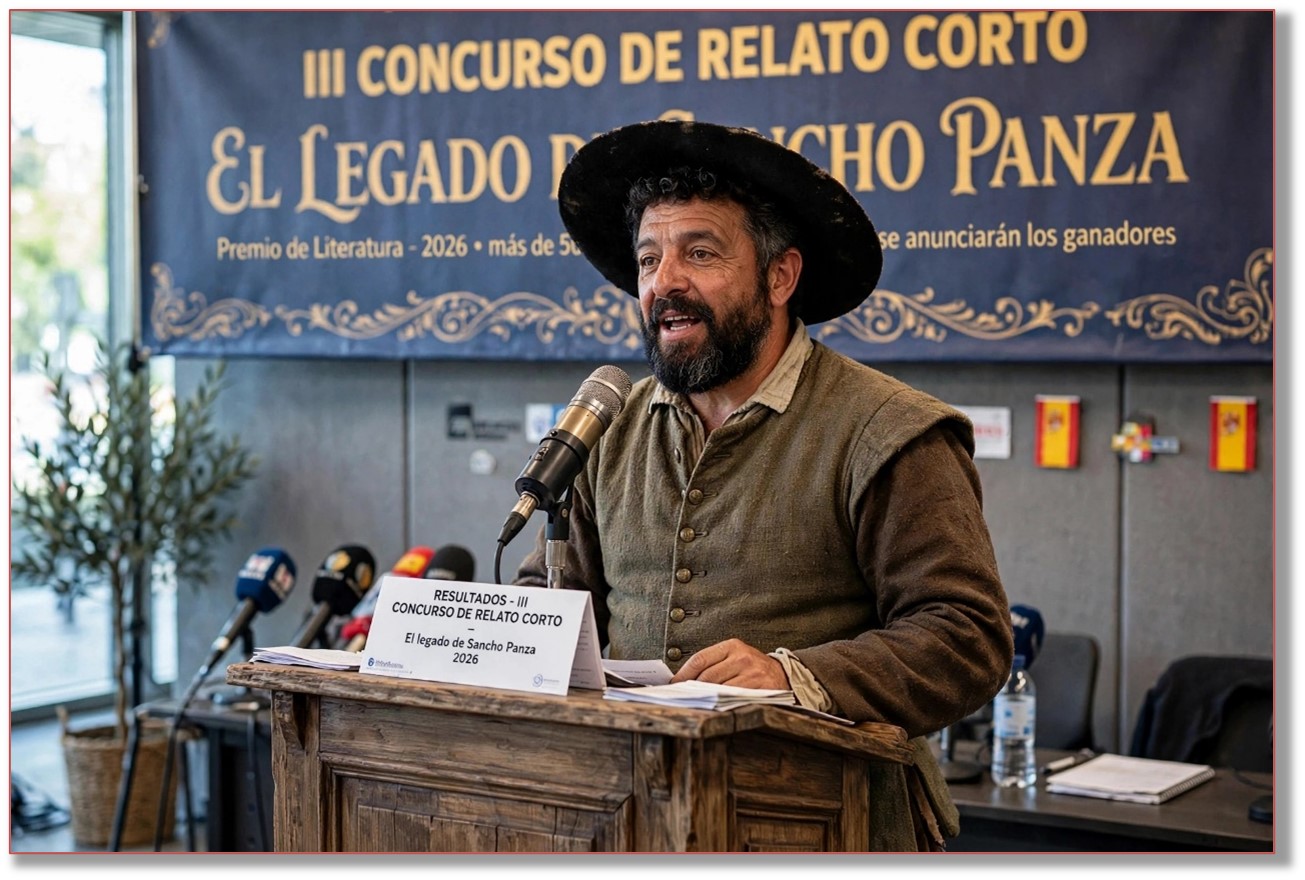 El Quijote más vivo que nunca: 543 relatos de 26 países baten el récord de participación en el concurso «El legado de Sancho Panza»