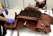 Intervenidos en Guadalajara cinco kilos de cocaína escondidos en una silla de montar a caballo Intervenidos en Guadalajara cinco kilos de cocaína escondidos en una silla de montar a caballo