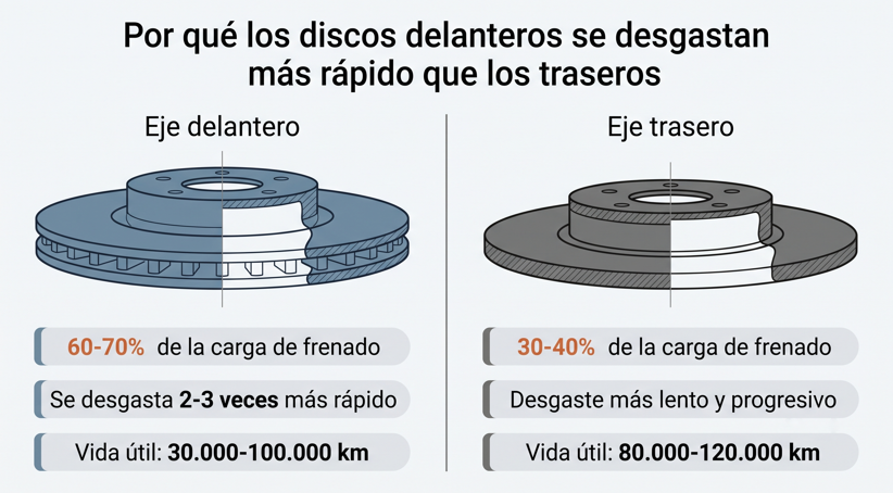 Cómo una conducción inadecuada reduce la vida útil de los discos de freno en Castilla-La Mancha 1 image