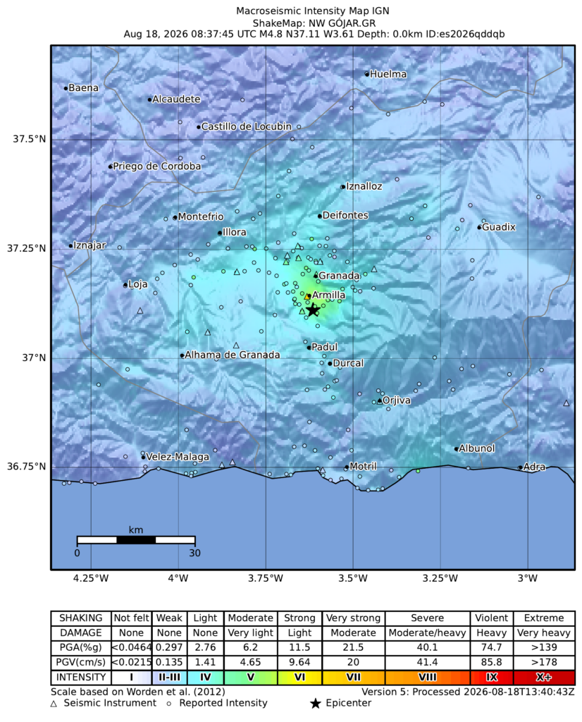 nuevo terremoto granada