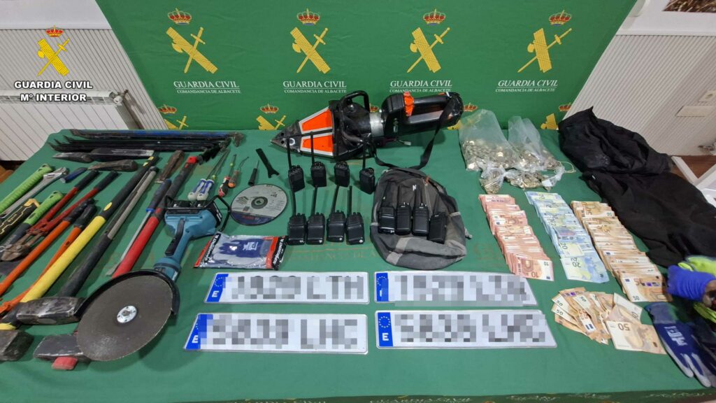 Golpe a una banda especializada en asaltar bancos y salones de juego: cinco detenidos y 52 delitos esclarecidos 3 otello ontur albacete