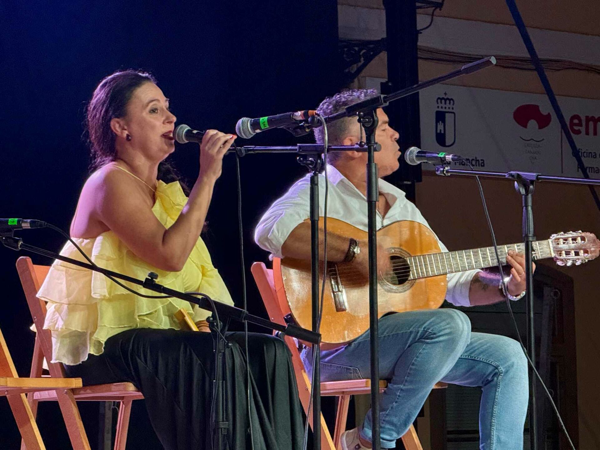 “La Soleá” llena de arte la Plaza de España en el Festival Flamenco de la Preferia de Villacañas