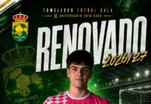 Luismi seguirá siendo el guardián de la portería del Tomelloso F.S. en la temporada 2026/27 Luismi seguirá siendo el guardián de la portería del Tomelloso F.S. en la temporada 2026/27