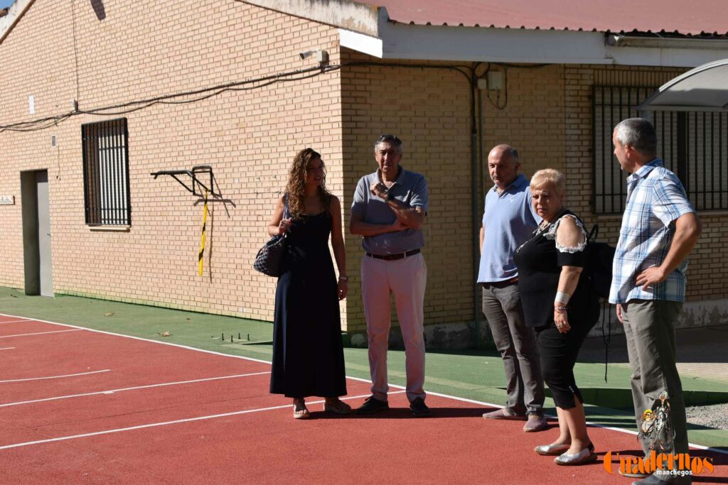 El IES Alto Guadiana de Tomelloso afronta una profunda renovación con una inversión de más de 280.000 euros 6 rodrigo caro visitan obras ies alto guadiana tomelloso13