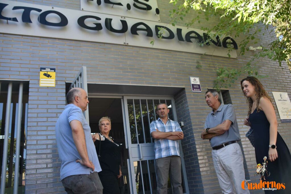 El IES Alto Guadiana de Tomelloso afronta una profunda renovación con una inversión de más de 280.000 euros 5 rodrigo caro visitan obras ies alto guadiana tomelloso14