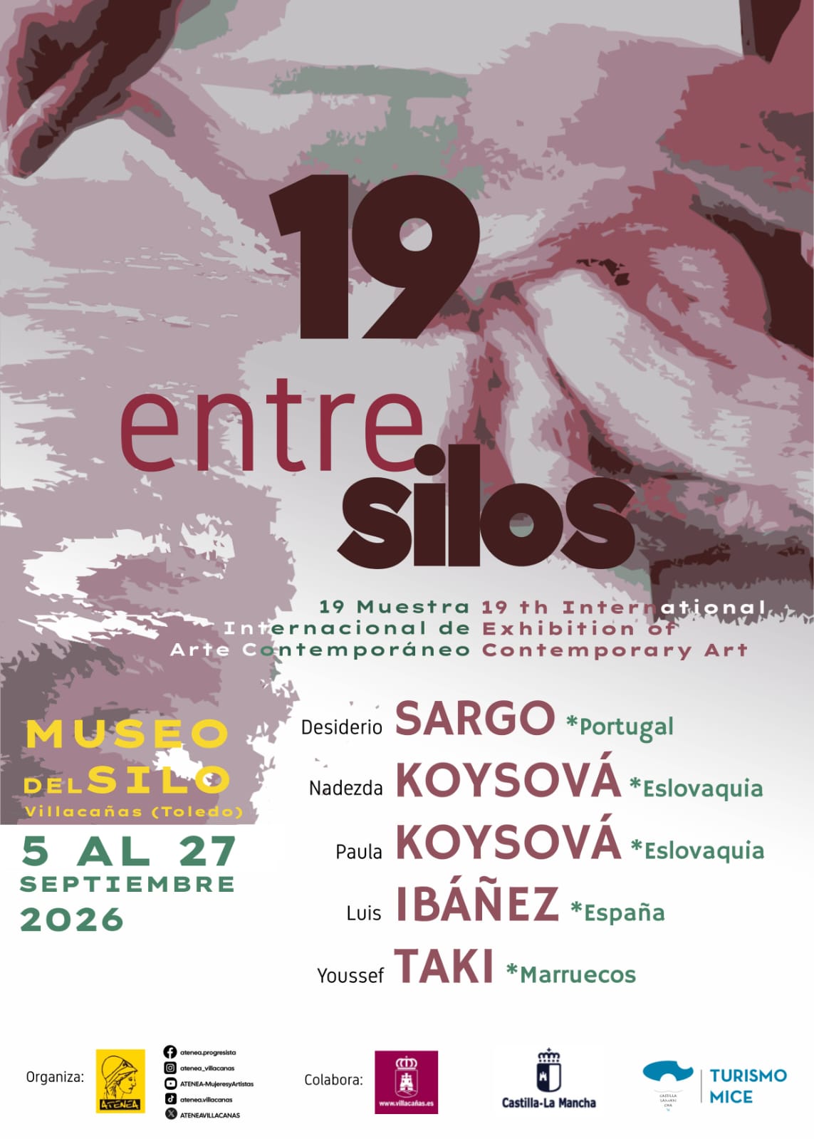 Cinco artistas internacionales exponen sus obras de arte en el Museo del Silo en Villacañas