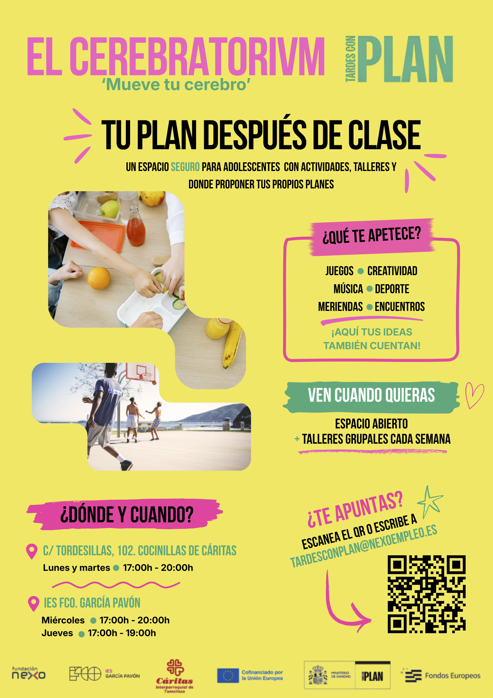 Tomelloso acogerá el programa “Tardes Con Plan, Mueve tu cerebro” 1 Tomelloso acogerá el programa “Tardes Con Plan, Mueve tu cerebro”