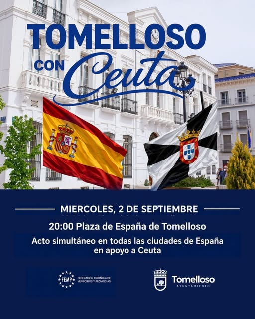 Tomelloso se suma al acto nacional de apoyo a Ceuta el próximo 2 de septiembre 1 tomellosoconceuta