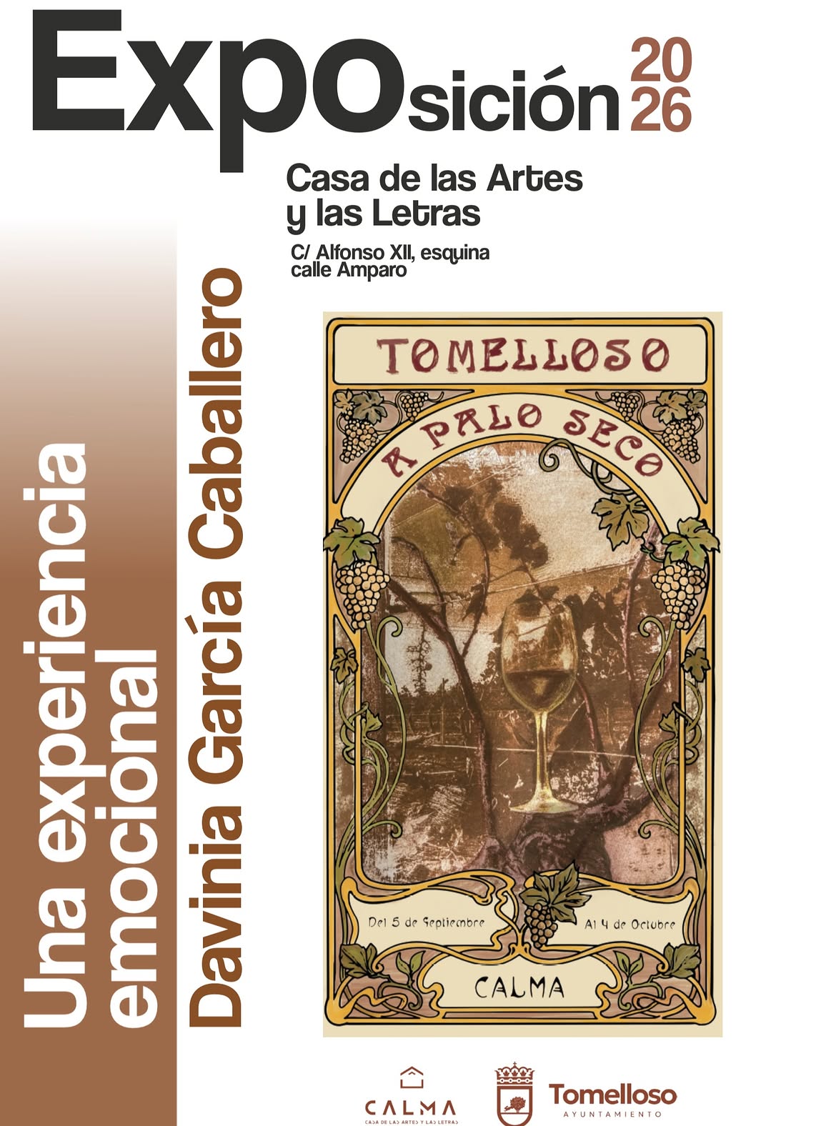 CALMA inaugura “A Palo Seco”, una exposición de Davinia García Caballero que fusiona ilustración, tradición y cultura del vino en Tomelloso