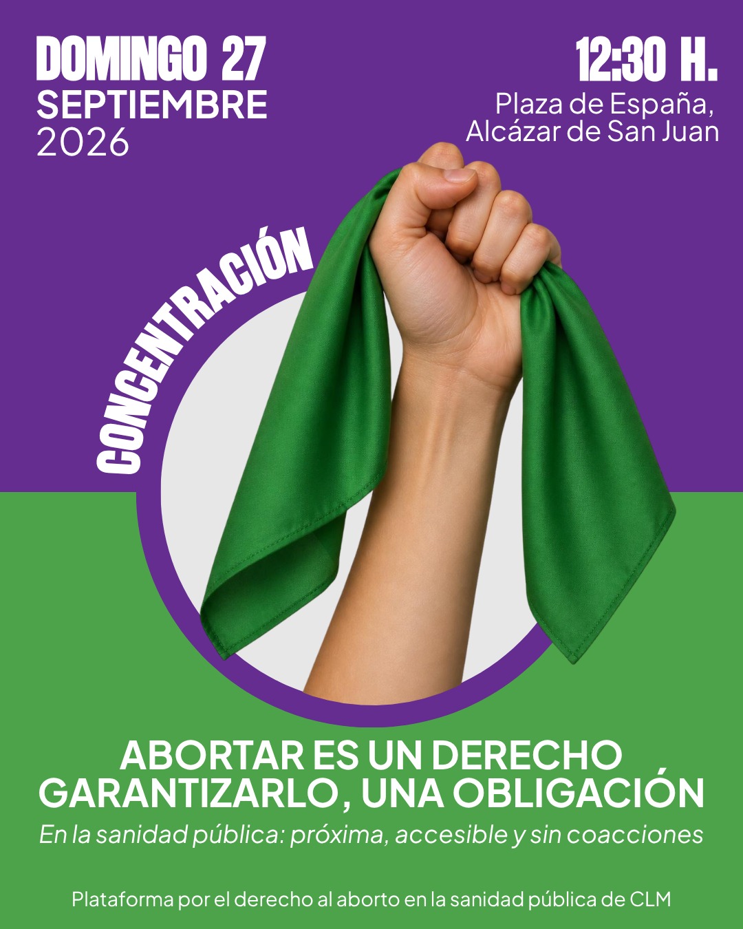 “Abortar es un derecho. La sanidad pública debe garantizarlo