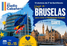 El IES Eladio Cabañero viajará de nuevo a Bruselas invitado por el Parlamento Europeo por sexto año consecutivo El IES Eladio Cabañero viajará de nuevo a Bruselas invitado por el Parlamento Europeo por sexto año consecutivo
