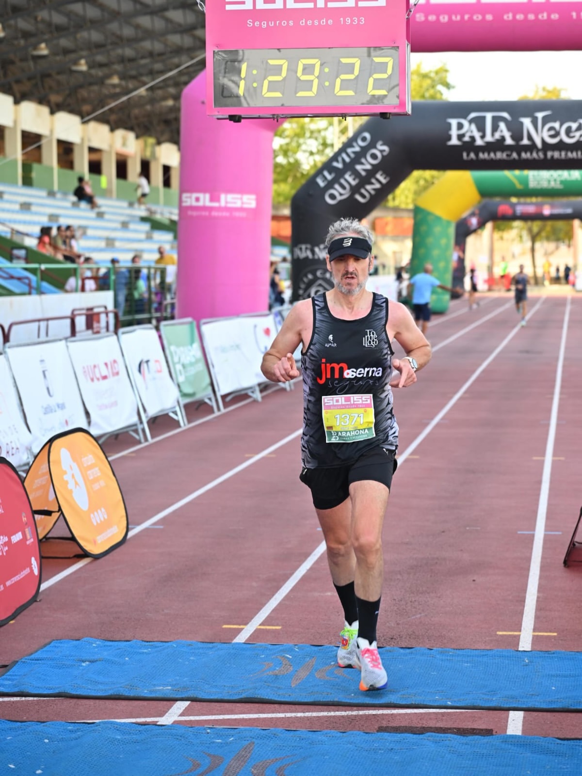 Miguel Carlos González completa la Media Maratón de Puertollano con la vista puesta en Valencia y el 10K de Tomelloso