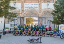 El CC Sport Tomelloso completa su tradicional ruta al Santuario de la Virgen de Cortes con 180 kilómetros de compañerismo y esfuerzo El CC Sport Tomelloso completa su tradicional ruta al Santuario de la Virgen de Cortes con 180 kilómetros de compañerismo y esfuerzo