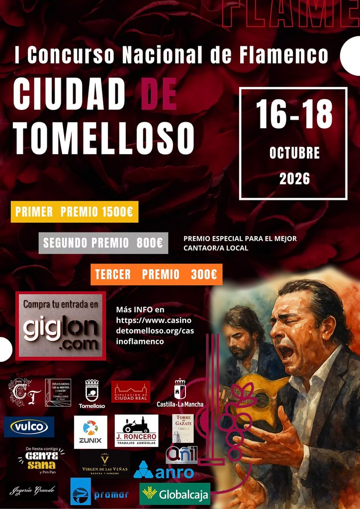 Tomelloso se prepara para tres días de flamenco: el Concurso de Cante entra en su recta final 1 concurso nacional cante flamenco 6
