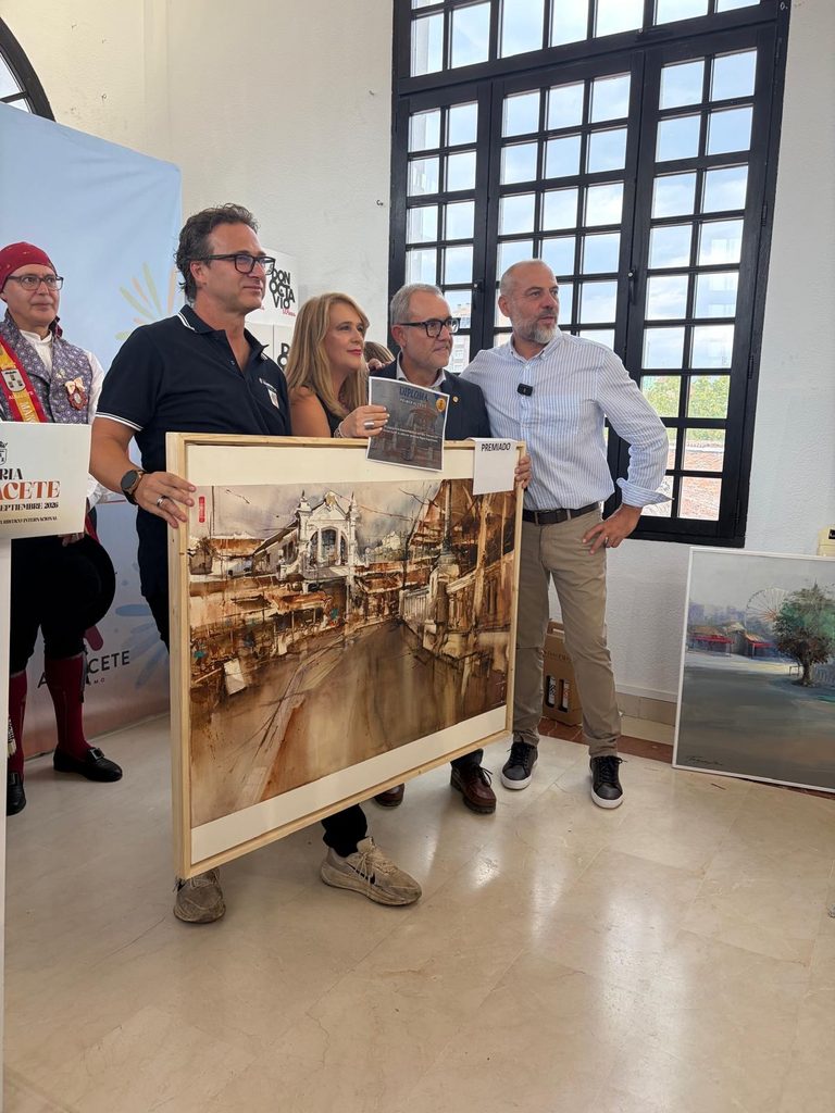 El XX aniversario de ‘Rincones del Recinto Ferial’ premia a Rubén Paricio Font con el galardón especial de la JCCM 7 concursopinturarapidaalbacete 5 768x1024 1