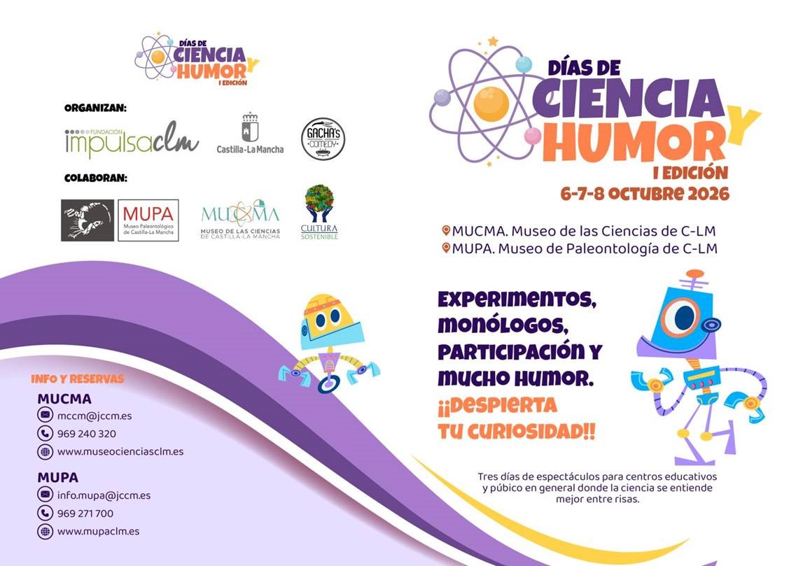 Cuenca estrenará en octubre los “Días de Ciencia y Humor” con espectáculos gratuitos para escolares y público general