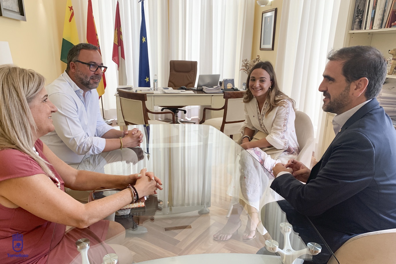 El alcalde recibe al nuevo director territorial de Eurocaja Rural en Ciudad Real