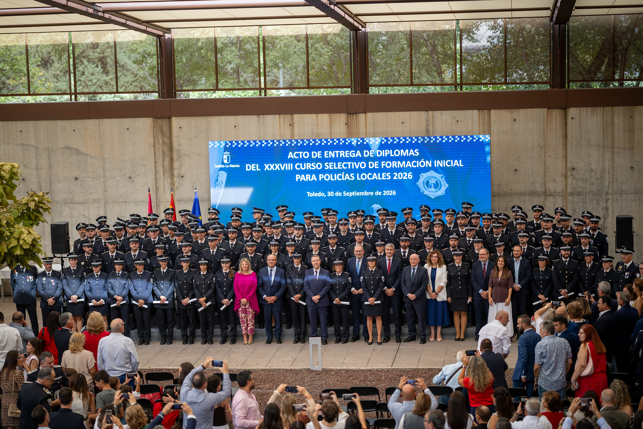 123 nuevos policías reforzarán la seguridad en 48 municipios de la región 1 El Gobierno de Castilla-La Mancha da la bienvenida a los 123 nuevos policías locales que reforzarán la seguridad en 48 municipios de la región