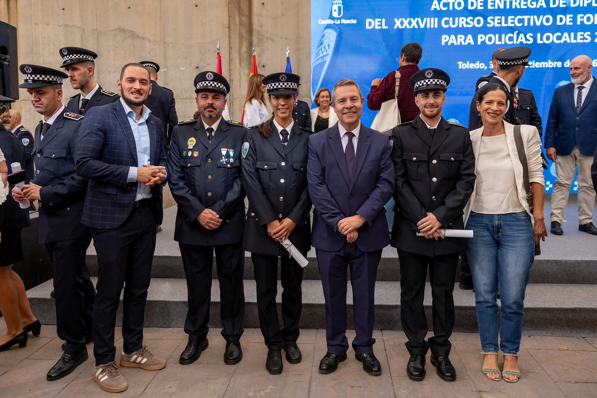 123 nuevos policías reforzarán la seguridad en 48 municipios de la región 3 El Gobierno de Castilla-La Mancha da la bienvenida a los 123 nuevos policías locales que reforzarán la seguridad en 48 municipios de la región