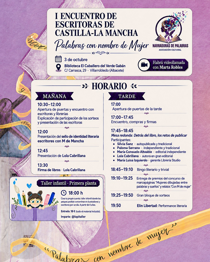 El I Encuentro de Escritoras de Castilla-La Mancha será el marco de presentación oficial del sello 'Escritores con M de La Mancha' 1 encuentroescritoras