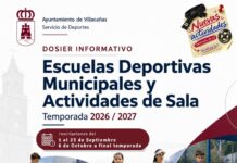 Hoy se abre el plazo de inscripción en las Escuelas Deportivas Municipales de Villacañas para la temporada 2026-2027 Hoy se abre el plazo de inscripción en las Escuelas Deportivas Municipales de Villacañas para la temporada 2026-2027