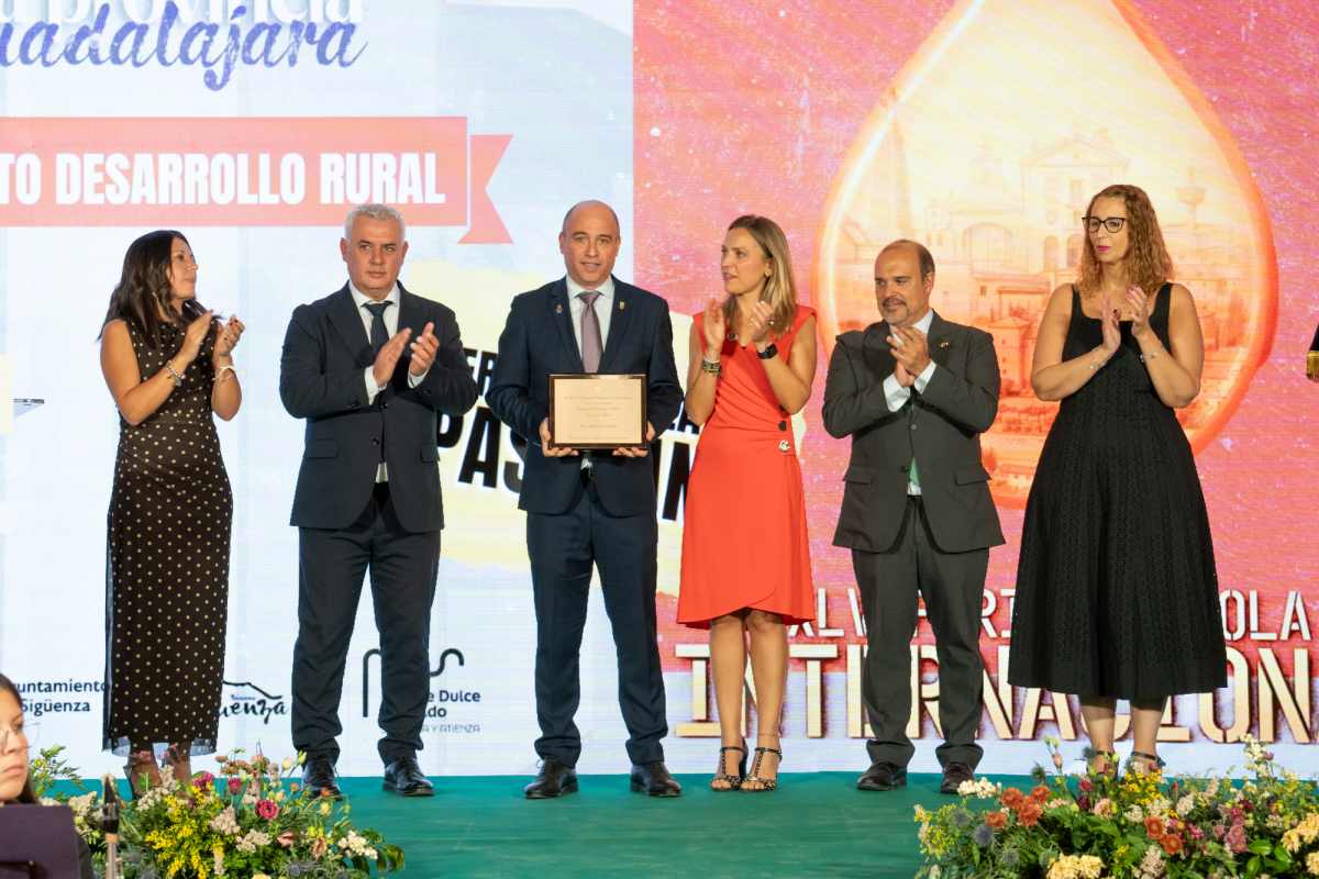 La Feria Apícola de Pastrana recibe la Placa al Mérito de la Provincia por su contribución al desarrollo rural