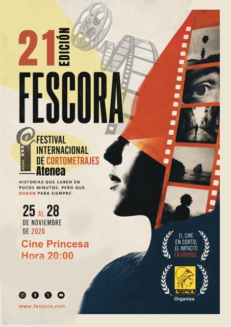 La Asociación Atenea prepara la XXI edición del Festival Internacional de Cortometrajes FESCORA