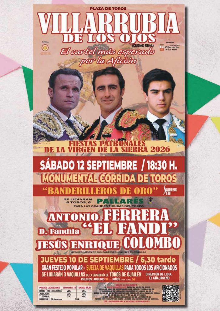 El archivero Santiago Díaz del Campo anunciará las Fiestas Patronales de Villarrubia de los Ojos este 6 de septiembre 4 fiestas villarrubia 6
