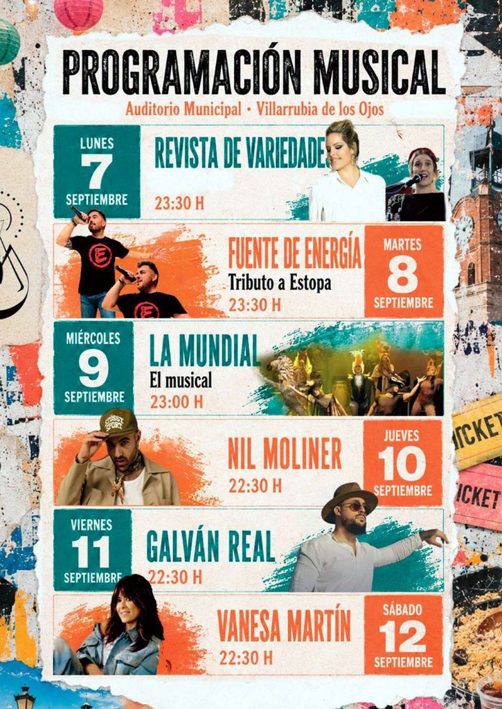 El archivero Santiago Díaz del Campo anunciará las Fiestas Patronales de Villarrubia de los Ojos este 6 de septiembre 7 fiestas villarrubia 8