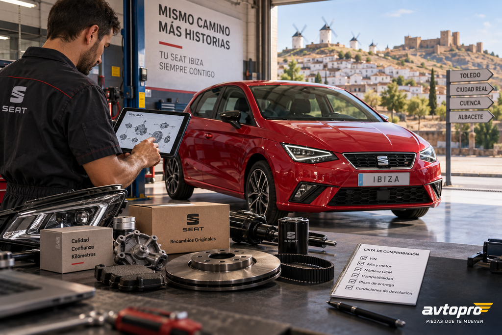 SEAT Ibiza en Castilla-La Mancha: cómo elegir una pieza sin paradas innecesarias ni sobrecostes 1 image