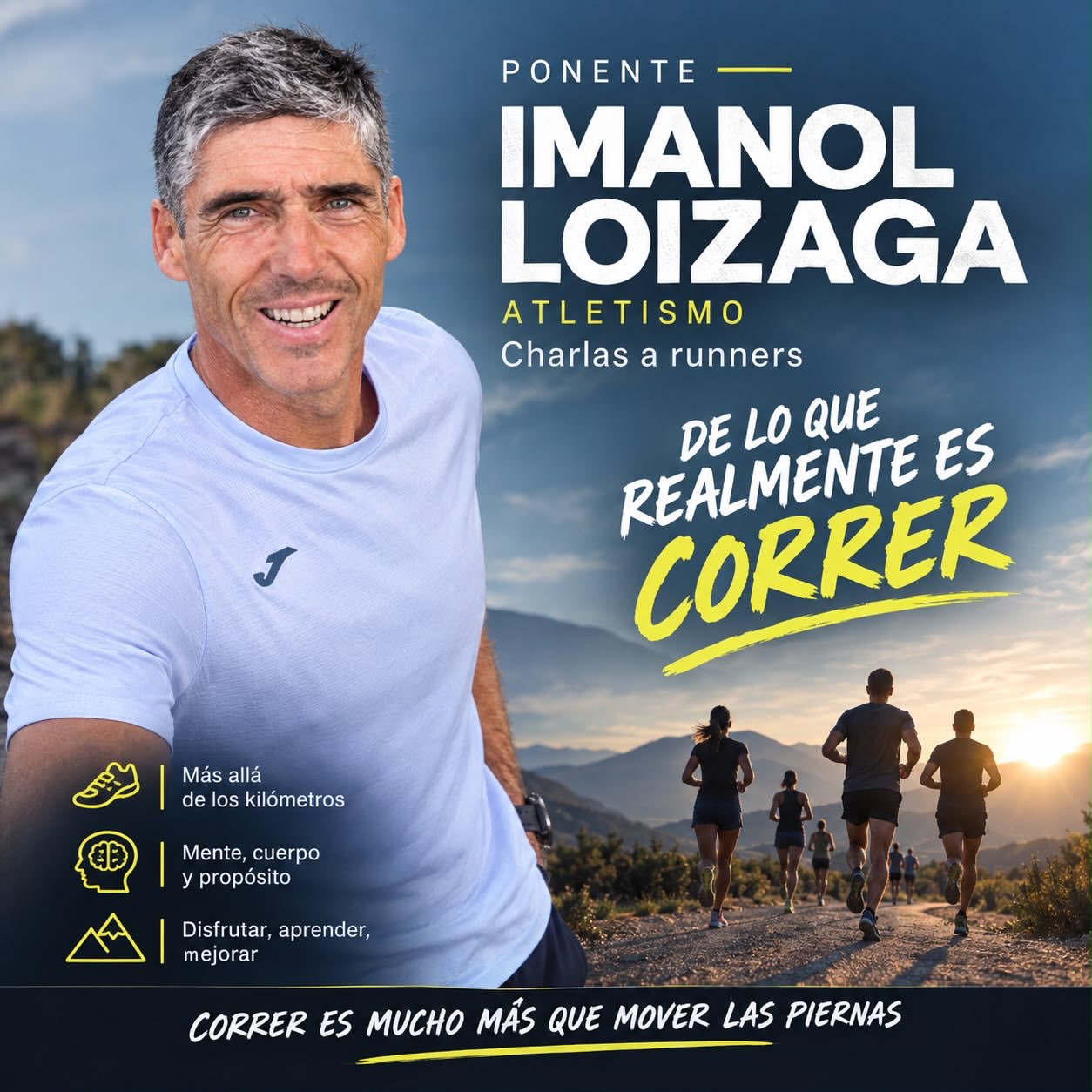 Imanol Loizaga protagonizará en Tomelloso una charla para runners dentro de la programación de la 10K Ciudad de Tomelloso 2026