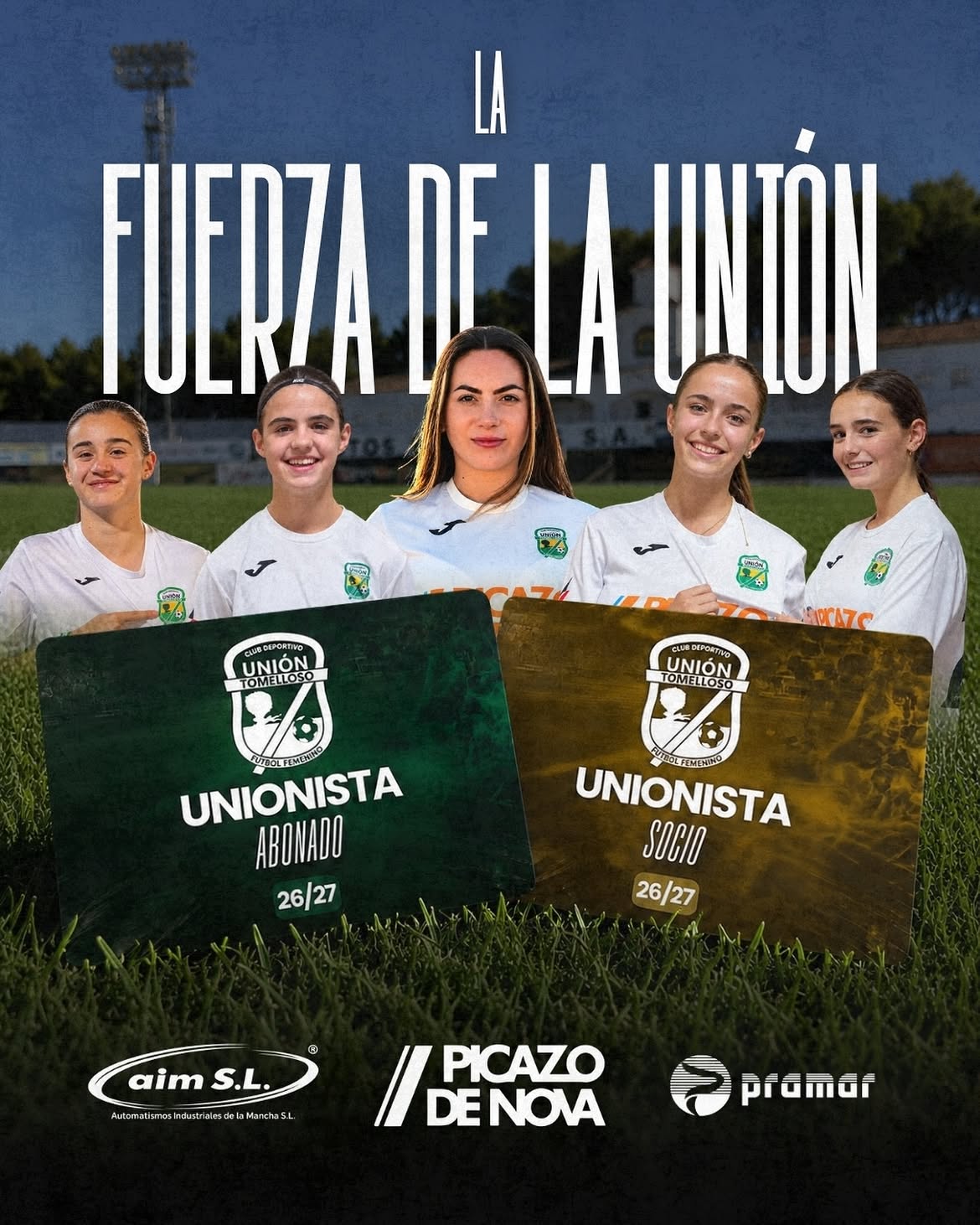 El C.D. Unión Tomelloso Femenino lanza su campaña de abonos para la temporada 2026/27